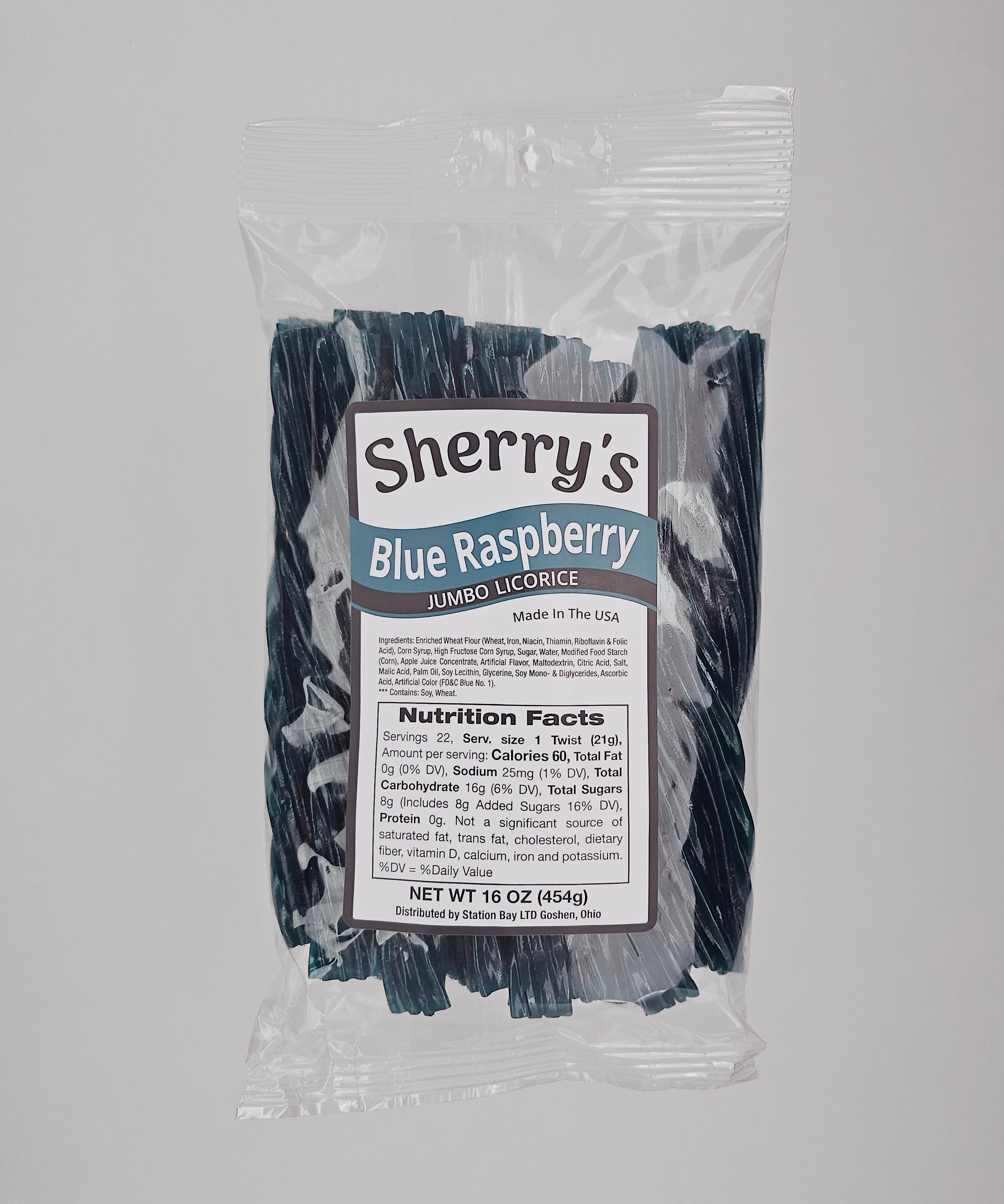 Blue Raspberry Licorice 16 oz bag