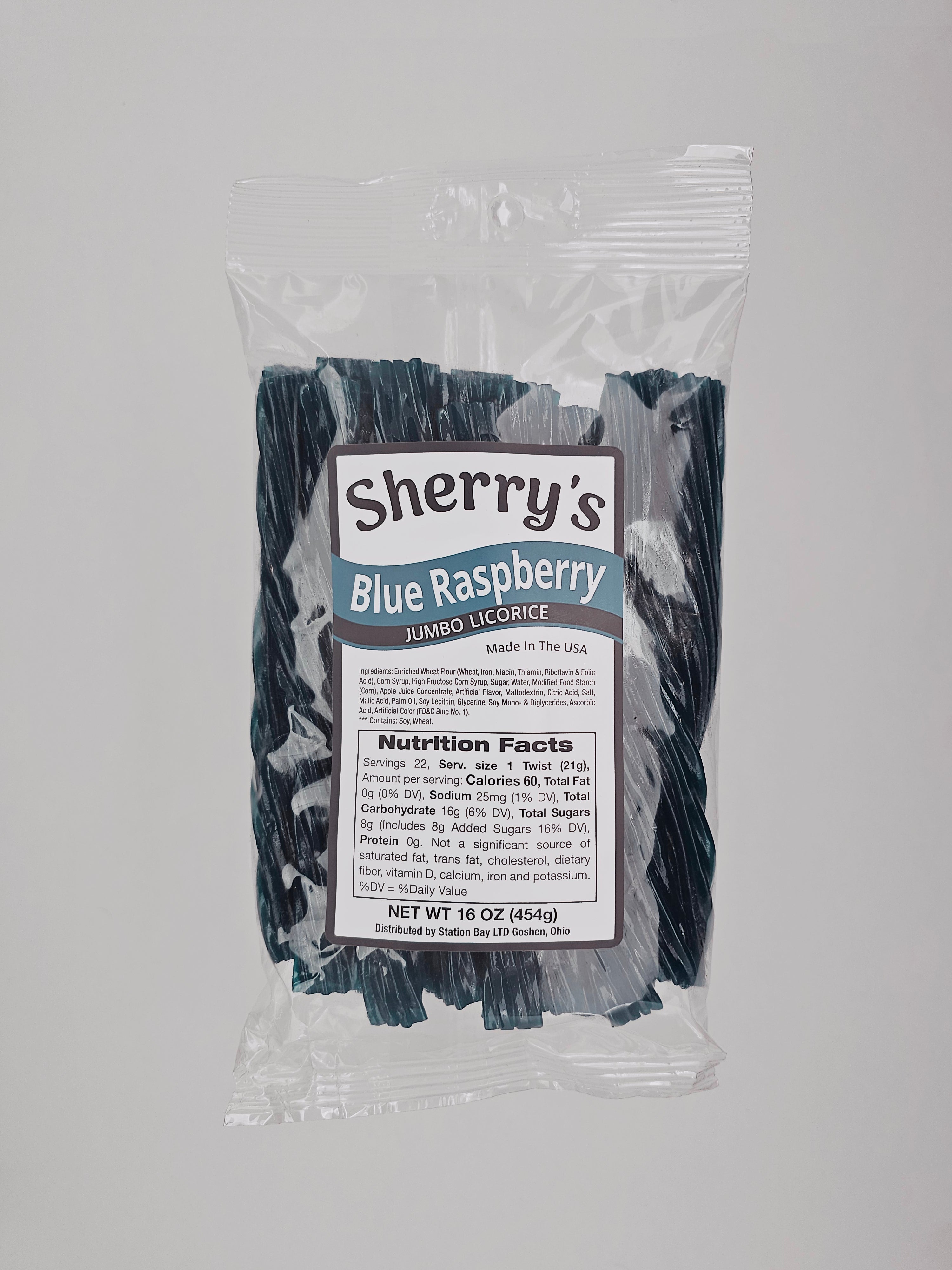 Blue Raspberry Licorice 16 oz bag